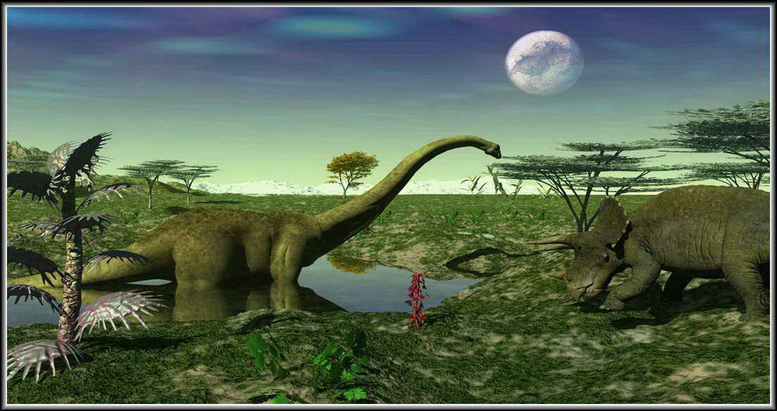 Платеозавр и Трицератопс (Plateosaurus/Triceratops)